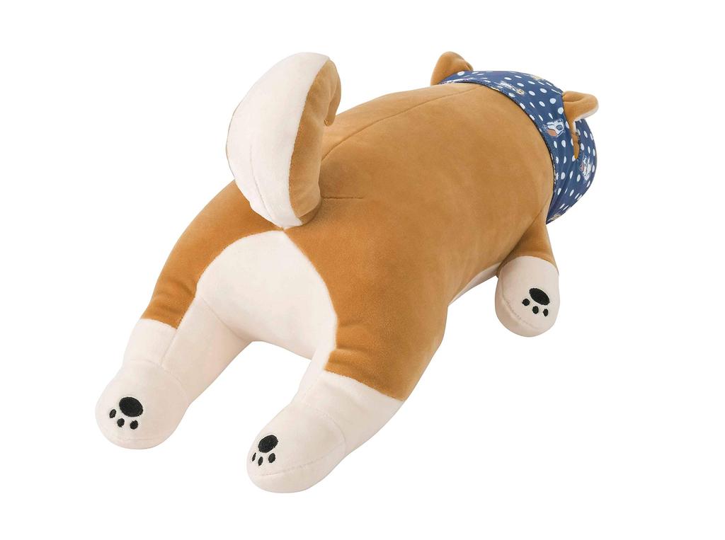 Livheart Cool Mini Cushion "Nemunemu Japon Cool" Shiba Inu Kotaro W45xD21xH12cm 78573-44