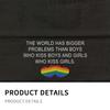 Lgbt the World Has Bigger Problems Rainbow Heart_52519891 Strickmützen für Damen Unisex Skullies Beanies Wintermütze Hip Hop Caps