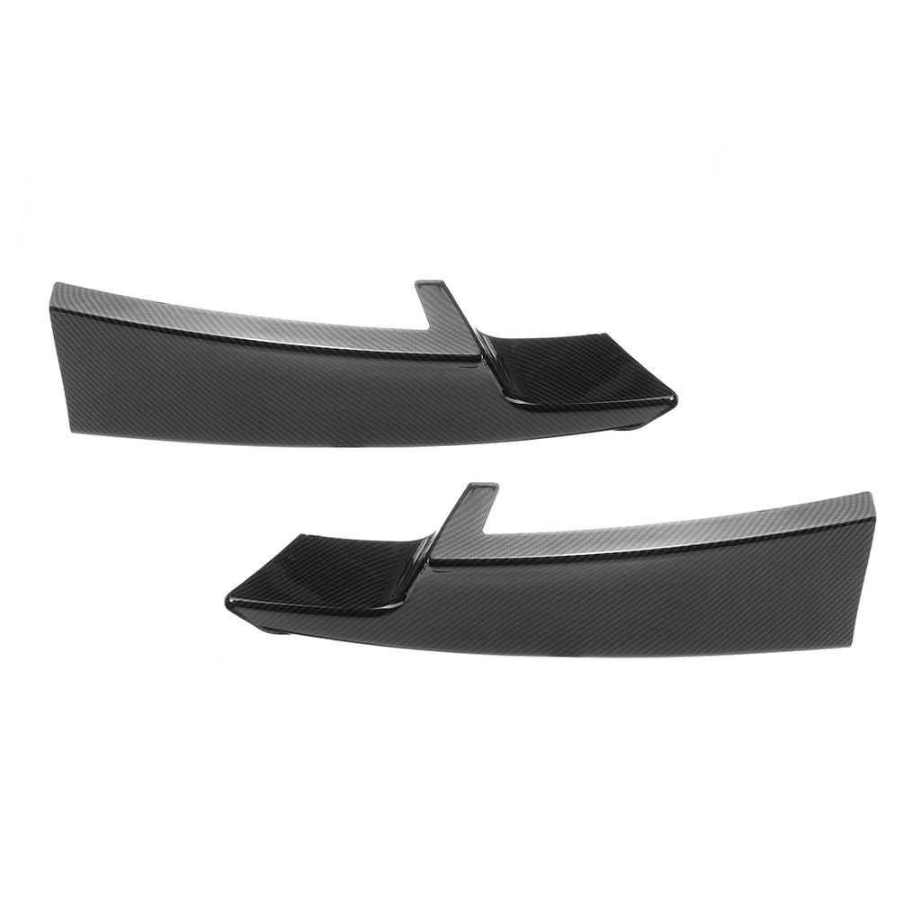 For BMW F30 F31 M Sport 2012-2019 Front Bumper Lip Splitter Canards Spoiler 1Pair Car Fog Lamp Eyebrow Frame Cover Grille