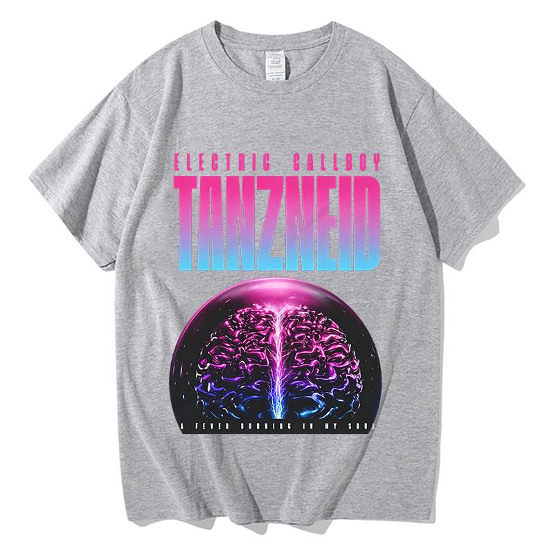 T-Shirt ELECTRIC CALLBOY A Fever Burning in My Soul 100% Cotone Unisex Maglietta Estiva Girocollo Manica Corta Regalo per Fan Abbigliamento