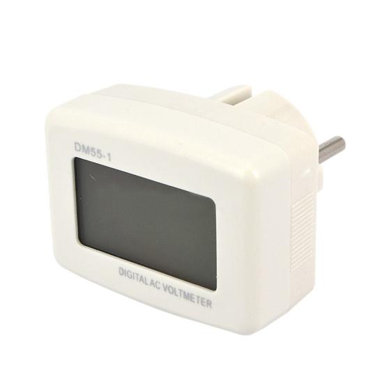 

Blue LCD Digital Tester AC 80-300V Voltage Meter EU Plug 220V Volt Power