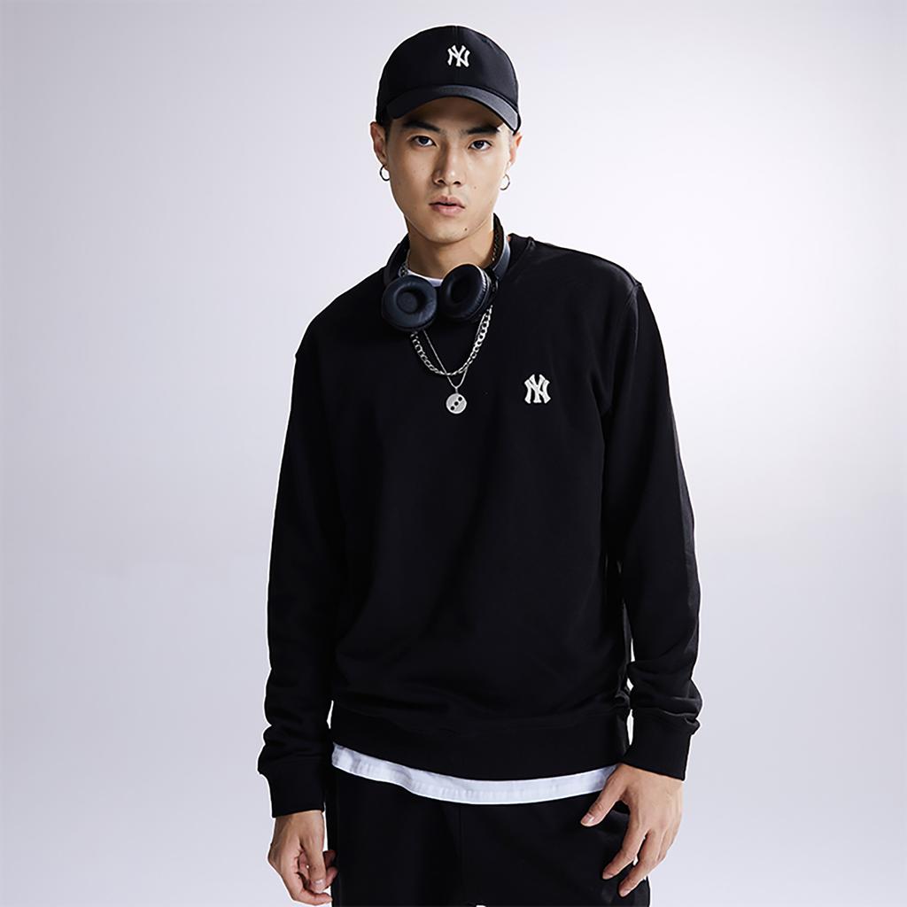 New MLB New York Yankees Sweatshirt Unisex Black 3AMTB0134-50BKS
