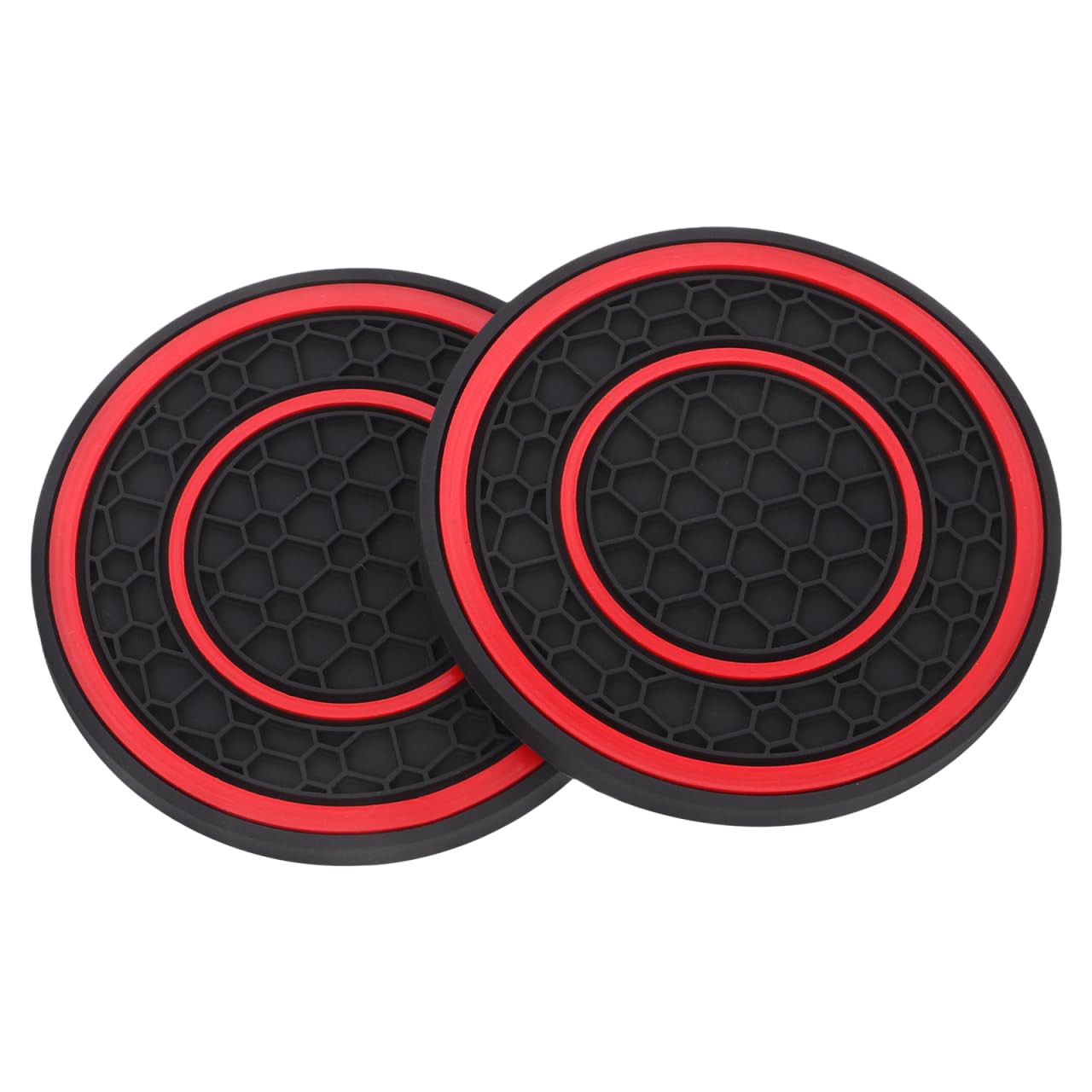 

GLEAVI Car Coaster Car Interior Decoration Non-Slip Drink Coaster Car Cup Mat Cup Holder 7.00X7.00X0.50CM чёрный