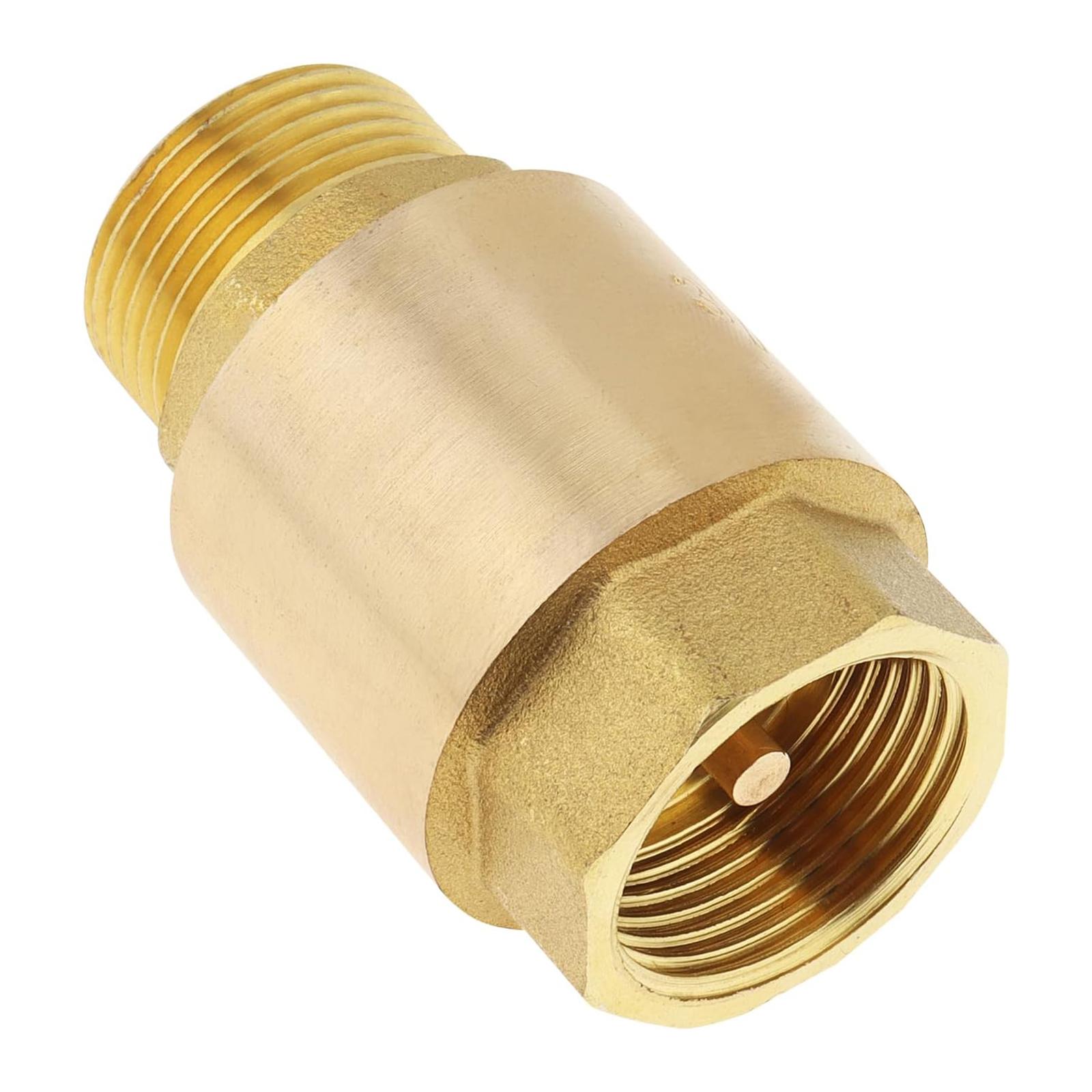 

3/4 Inch Threads Spring Assisted Non Return Valves Horizontal Brass Check Valves for Well Pumps and Pressure Tanks 1