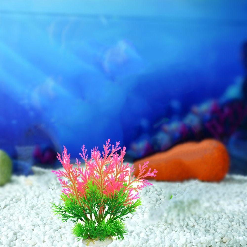 2pcs Simulated Aquatic Plants Creative Artificial Seaweed Water Grass Crafts Fake Grass  Props