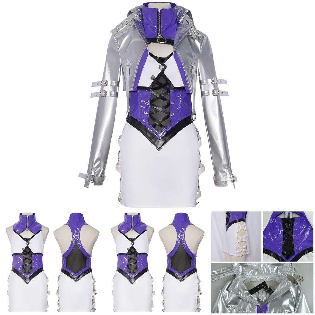 Naraka Bladepoint Cosplay Stage Wear For Anime And Game Fans With Comfortable Spandex Material For Role Play Events