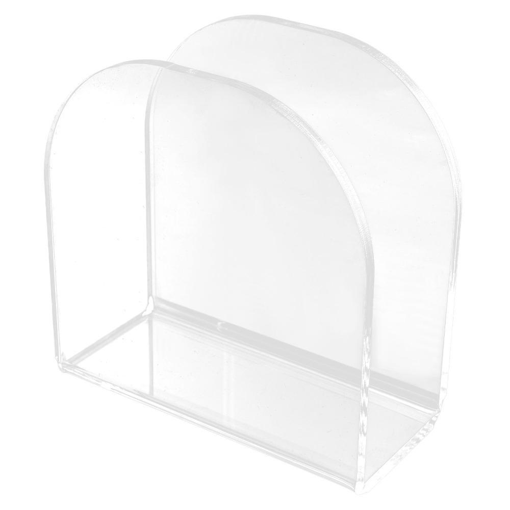 

Easy Access Acrylic Napkin Holder Transparent U-shape Tissue Organizer Premium Creative Storage Stand Kitchen Organize прозрачный