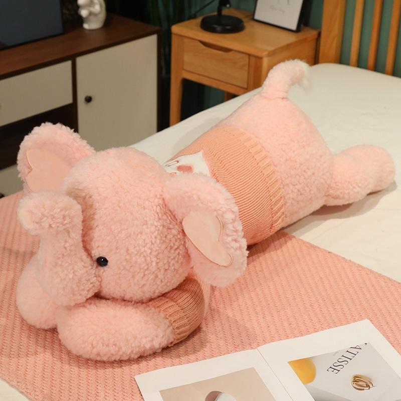 Soft and Cute Sweater Baby Posing Doll Plush Toy Sleeping On The Bed Pillow Doll Birthday Gift for Girls