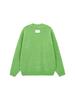 SALAD BAGUNI Wool Boucle V-Neck Pullover - Lime