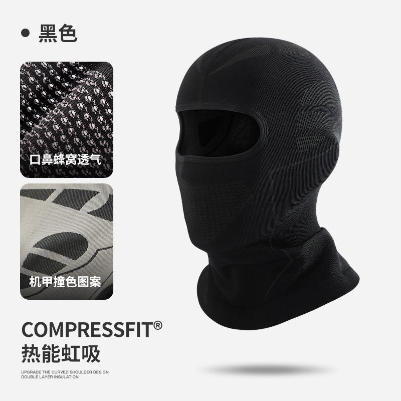 Summer Outdoor Sunscreen Riding Mask Men's Locomotive Sweat Absorption Heat Dissipation Breathable Ice Silk Headgear Helmet Lining