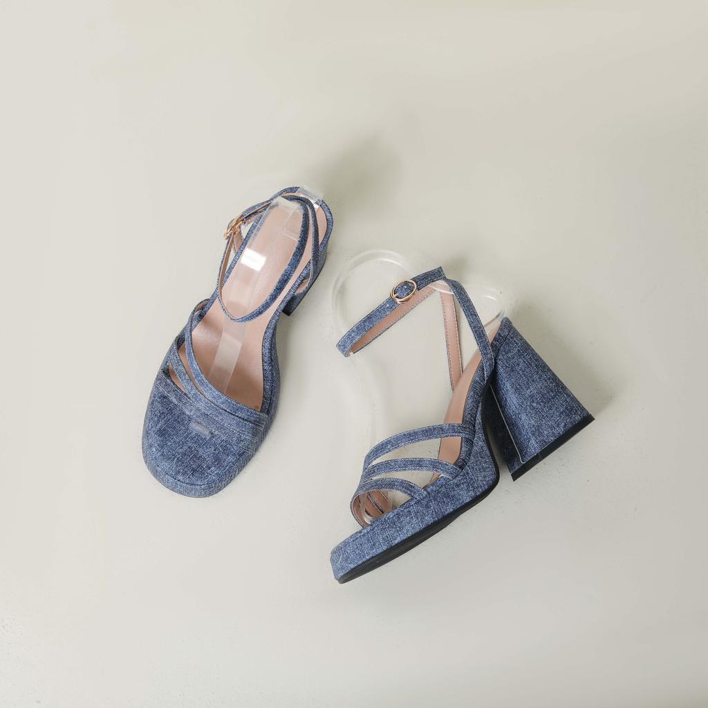 Krazing Pot Polyurethane Summer Size 43 Women Platform Super High Heels Women Peep Toe Ankle Straps Waterproof Sandals