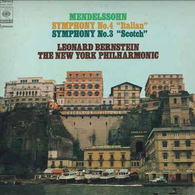 LP-skiva LEONARD BERNSTEIN, NEW YORK PHILHAR - Mendelssohn: Symfoni nr. 4 italienska SONC10227 CBS SONY Japan Klassisk Begagnad
