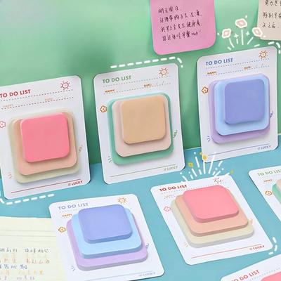 Bunte Haftnotizen Hohes Erscheinungsbild Notizpapier Schülernachrichten N-mal wiederablösbare Haftnotizen