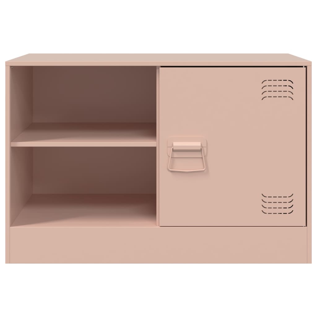 Vidaxl Szafka Pod Telewizor, Różowa, 67X39X44 Cm, Stalowa