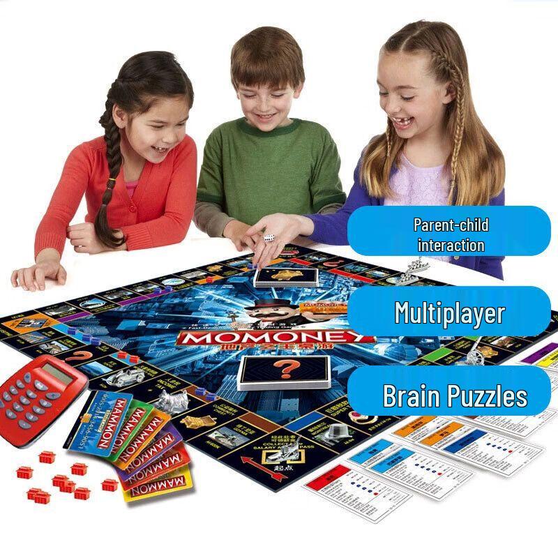 Deluxe Real Estate Tycoon Board Game - World & China Tour
