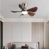 22/29 palcový minikoridor Smallhouse DC motorové stropní ventilátory s dálkovým ovládáním Niklový stropní ventilátor s LED světly Moderní