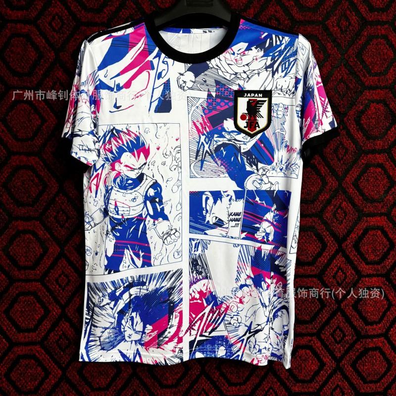 Anime Football Jersey Short Sleeve Cartoon Sports Shirt Fans Adults