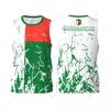 HONGSE Basketball Jersey Sports Fitness Vest 3D Customized Men's Vest Casual, Comfortable, Loose, Quick-drying and Sweat-wicking