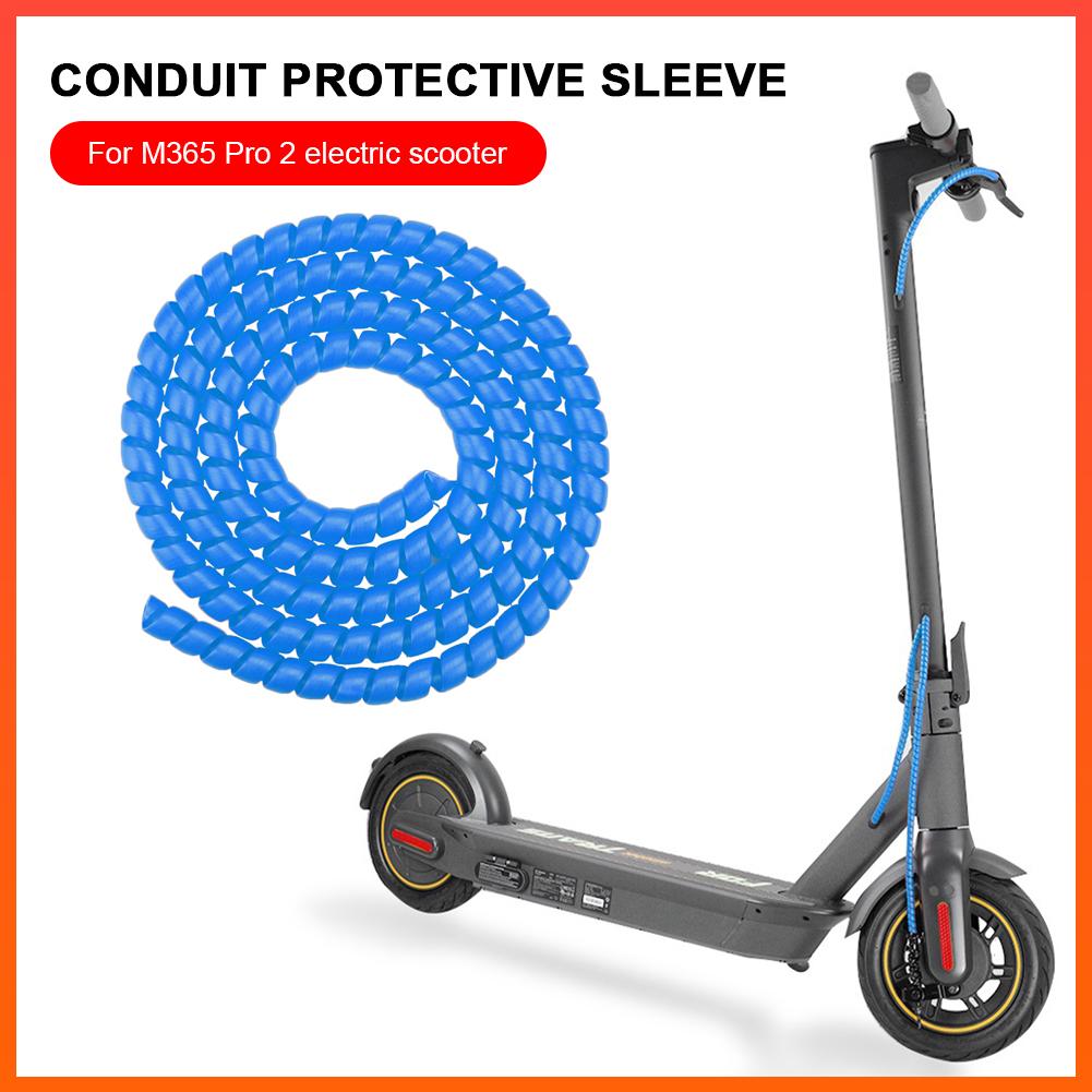 Xiaomi M365/PRO Elektrikli Scooterlar için 1.3m Hat Düzenleyici Boru Koruyucu Sargı Kablo Tel Koruyucu Kapak Tüp Alet