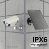 10W 5V Solar Panel 360 Adjustable Bracket Monocrystalline IP Security Camera Charger Wall Mount for Intelligent Doorbell Camera