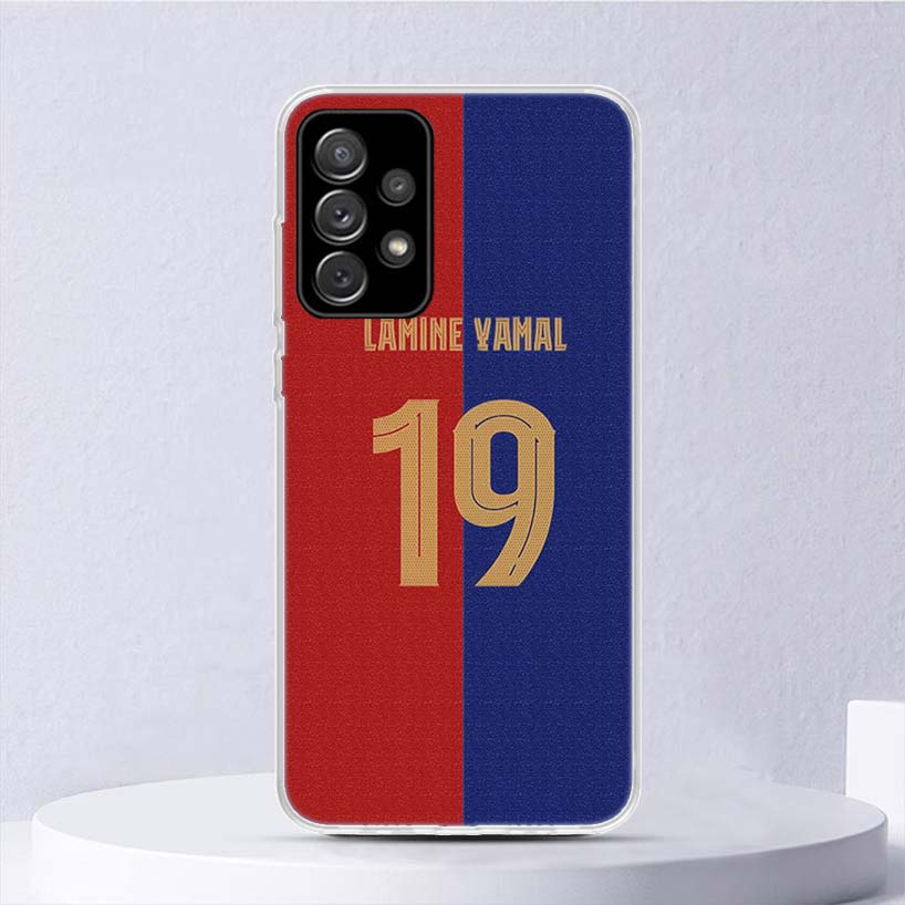 Custodia morbida L-Lamine Y-Yamal 19 per Samsung Galaxy A52 A42 A32 A22 A12 A02S Cover per telefono A50 A51 A70 A71 A41 A31 A21S A40 A30 A20E