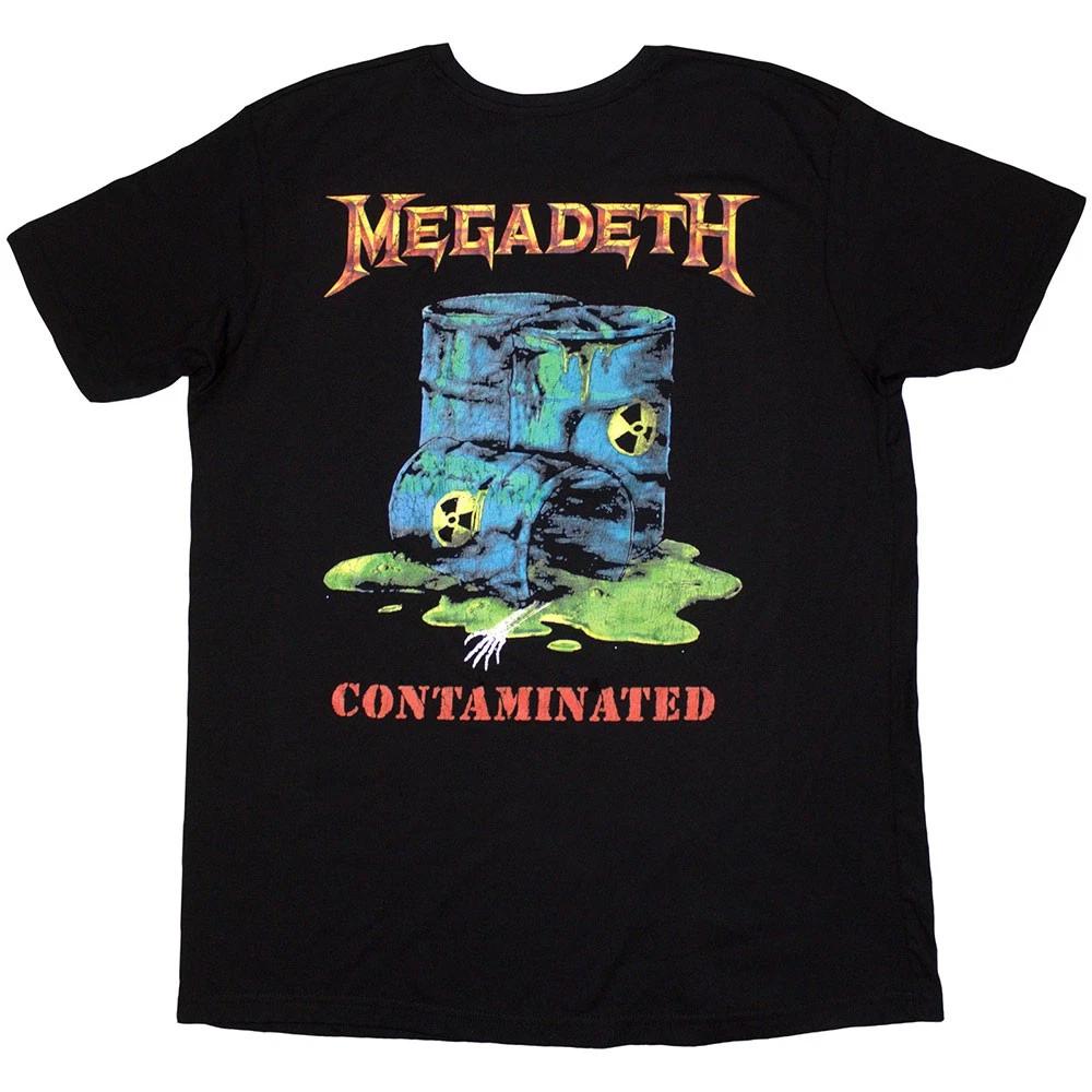 Megadeth Contaminated Band Logo T Shirt XL