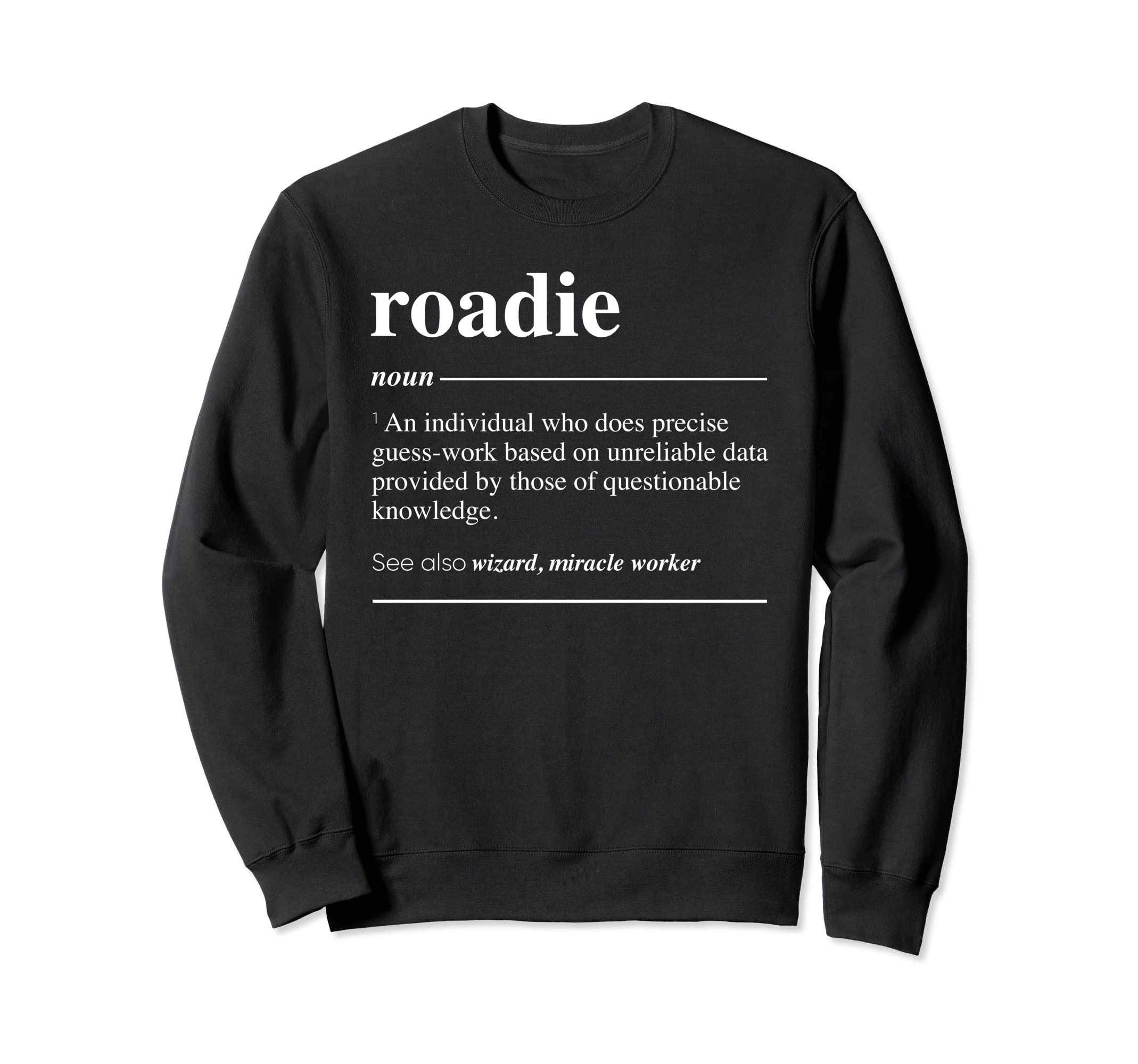 

Roadie Определение Забавный тренер по существительным чёрный
