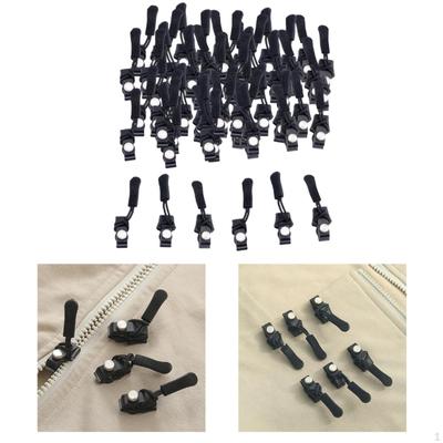 Kit di Riparazione Cerniere 60 Pezzi Tiranti Regolabili Sostituzione Cursore per Pantaloni