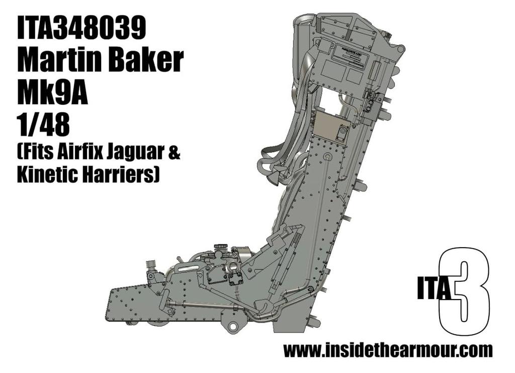 ITA3 Scale Martin Baker Mk9A Ejection Seat Airfix Plastic Model Kit Parts ITA348039 1/48 (for Jaguar/Kinetic Harrier) (Airplane)