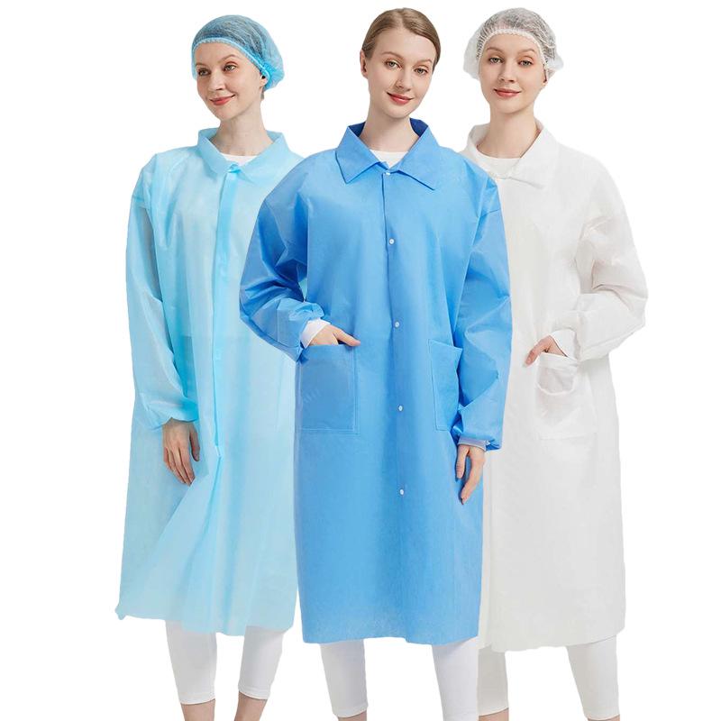 Einweg-Schutzanzug aus Vliesstoff für Reinräume und Experimente