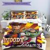 3pcs Woody and Buzz Quilt Set Soft and Comfortable Bedroom, Guest Room and Dorm Decor Bedding Set F096