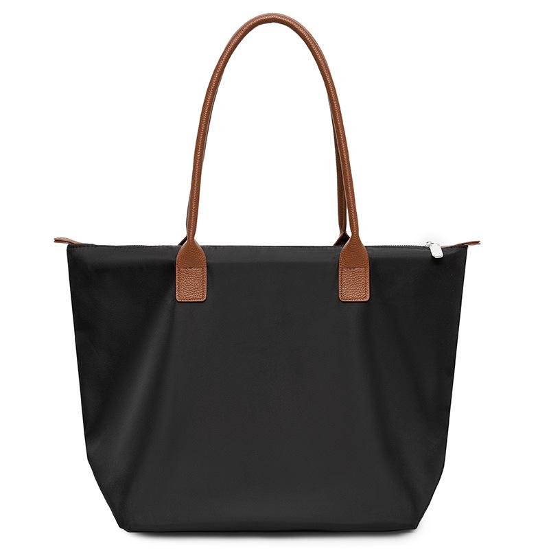 

New Korean version of simple shoulder bag, simple women s bag, nylon leisure bag, large-capacity class commuter tote bag