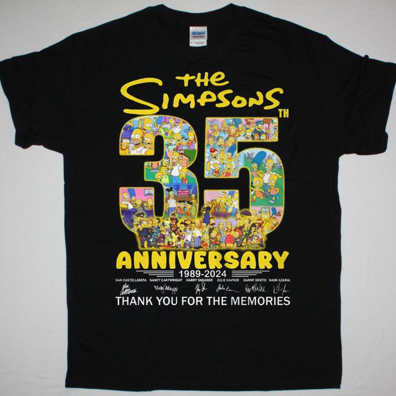 

The Simpsons 35th Anniversary 1989 2024 Thank You For The Memories Shirt IL0146 Unisex T-Shirt XL