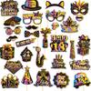 1Set Black 18th 30th 40th 50th 60th 70th 80th Years Old Desktop Honeycomb Ornaments Photo Props for Happy Birthday Party Decor