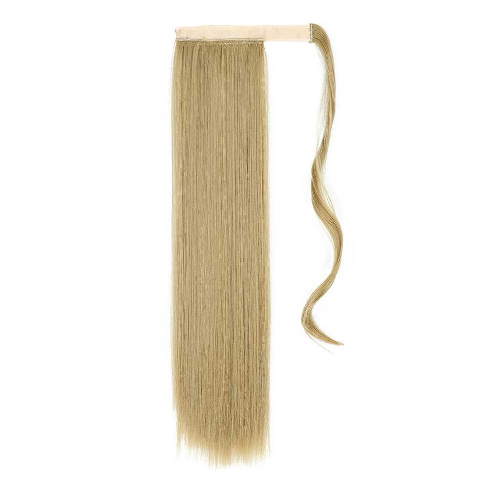 MISS WIG Women's Silky Straight Synthetic Clip In Drawstring Ponytail Hairpieces for Women Hair Extension
