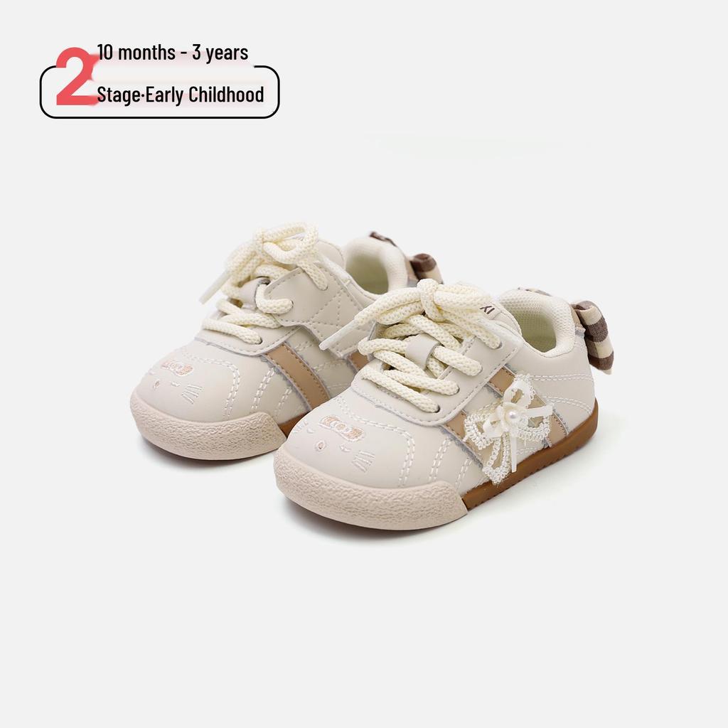 2026 Spring Baby Girls' Cute Fashion Non-slip Pre-walking Soft Sole Casual Shoes