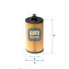 Ufi 25.183.00 Ufi Oil Filter Insert