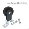 Gym Pulley Cable Wheel Multifunctional Attachment Practical Compact Black Rotation Exercise