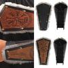 PU Arm Protectors Masquerade Party Dress Up Arm Guard Embossed Totem Arm Bracers Roleplaying Costume Armwear
