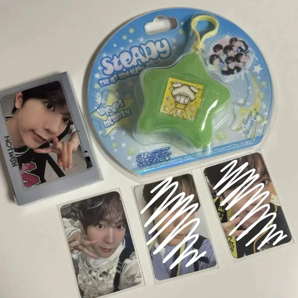 

Брелок для ключей Nct Wish Steady Ryo с партией Mu Mi Gongpo