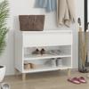 Day and Night - Day and Night Glossy White Plywood Shoe Cabinet 70x36x60 Cm