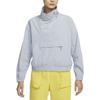 Nike Sportswear Tech Pack Solid Zip Pocket Woven Collar Jacket Women Jacket Silver-Grey DQ6658-012