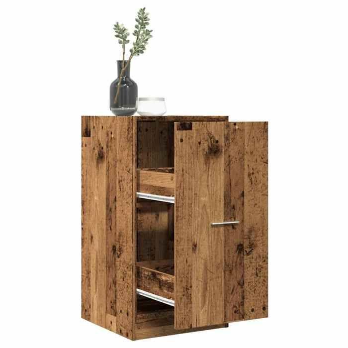 VidaXL Apothecary Cabinet Old Wood 40x41x77.5cm Engineered Wood, Apothecary Chest, Apothecary Furniture, Chest with 855194