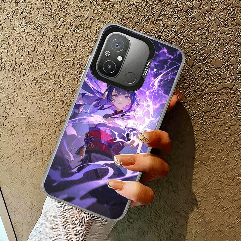 Genshin Impact Raiden Shogun Soft Phone Case for Xiaomi Redmi 15C 15 14C 13C 12C Poco X5 X6 X7 Pro X3 F8 F7 Ultra M8 13 12 Cover