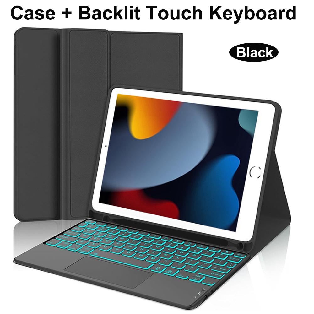 Case for iPad 7th 8th 9th 10.2-inch, Bluetooth Keyboard Case for Air 3rd Pro 10.5 Inch Magnetic Cover