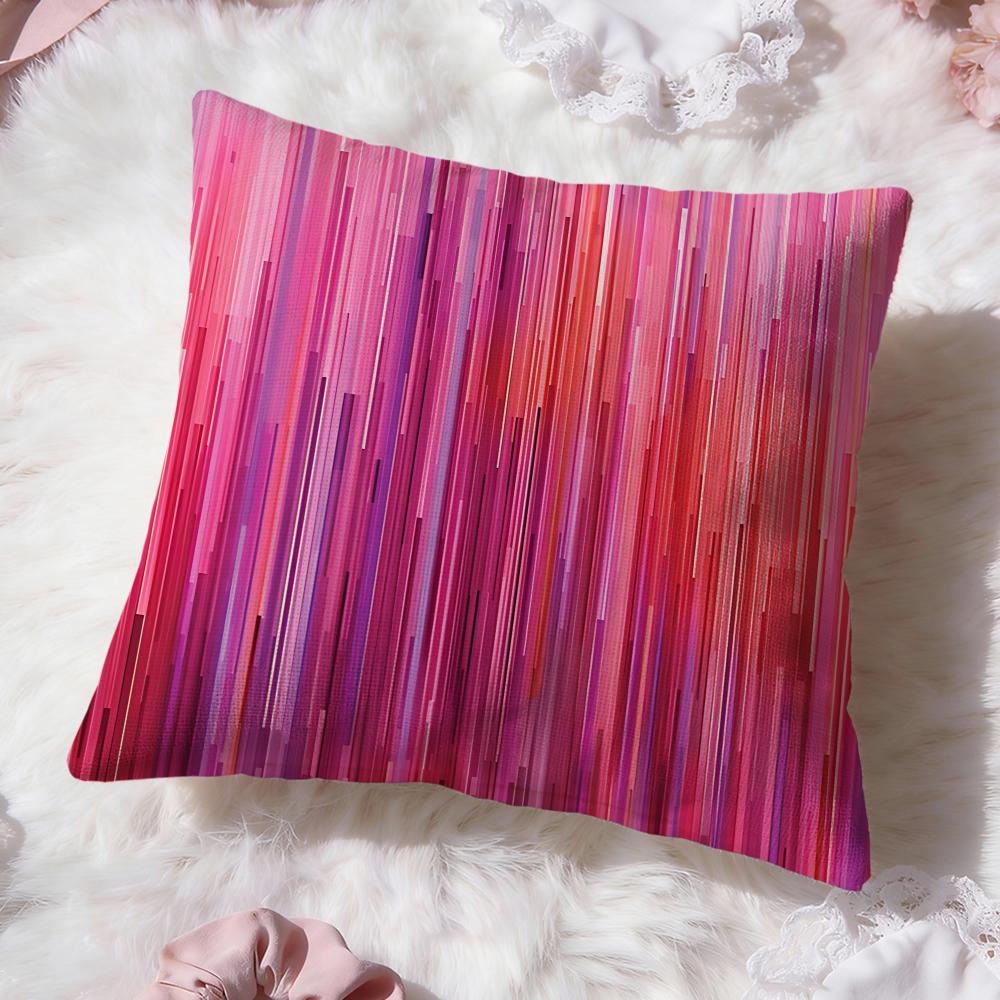 Stripes intersecting Cushion Cover Premium Comfort Reversible Pillow Cove Two in One Design for Any Room Car Interior