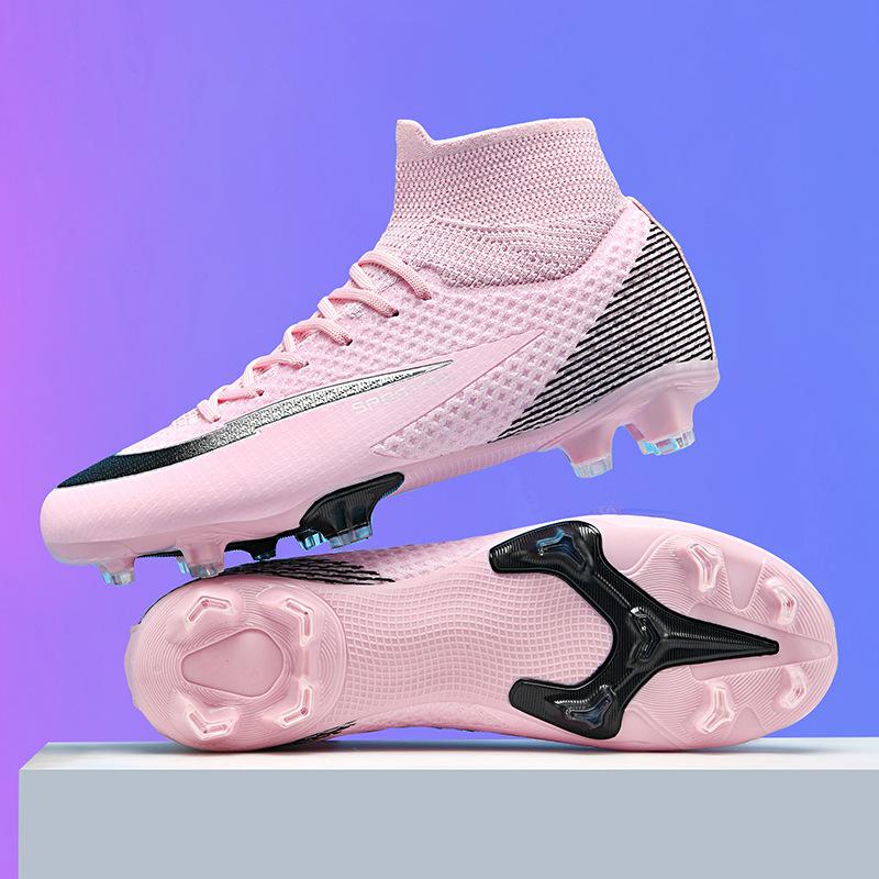 Adult children outdoor lawn sports training competition football shoes men and women long broken nails