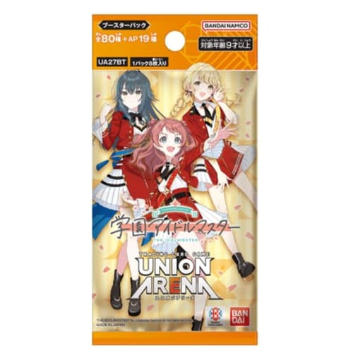 UNION ARENA Union Arena Booster Pack Gakuen Idol Master [UA27BT] (BOX) 16 Packs, 1 Unopened First Edition Box