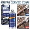100g Flüssigmetall-Spachtelmasse A+B Set Klebstoff Metallverbindung Reparatur für Gusseisenradiator Kaltverschweißung Hitzebeständige Reparaturpaste