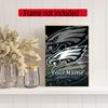 Philadelphia Eagles Personalized Name Diamond Paintings Mosaic Wall Round Diamond Art Painting Kits Embroidery Crystal Accessories Frameless
